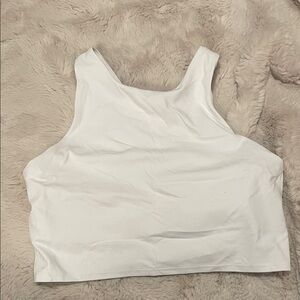 Athleta White Crop Top